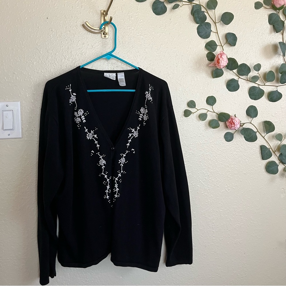 Vintage Embroidered Cardigan